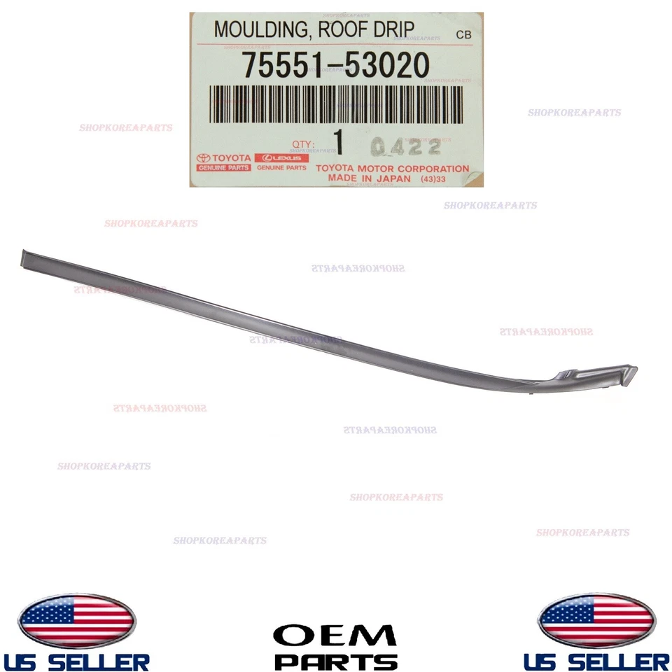 Kit de moldura de pilar de parabrisas genuino izquierda + derecha con clips OEM ISF IS250 IS350 Foto 3 de 4