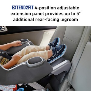Free shipping nationwide Graco Extend2Fit Convertible Car 