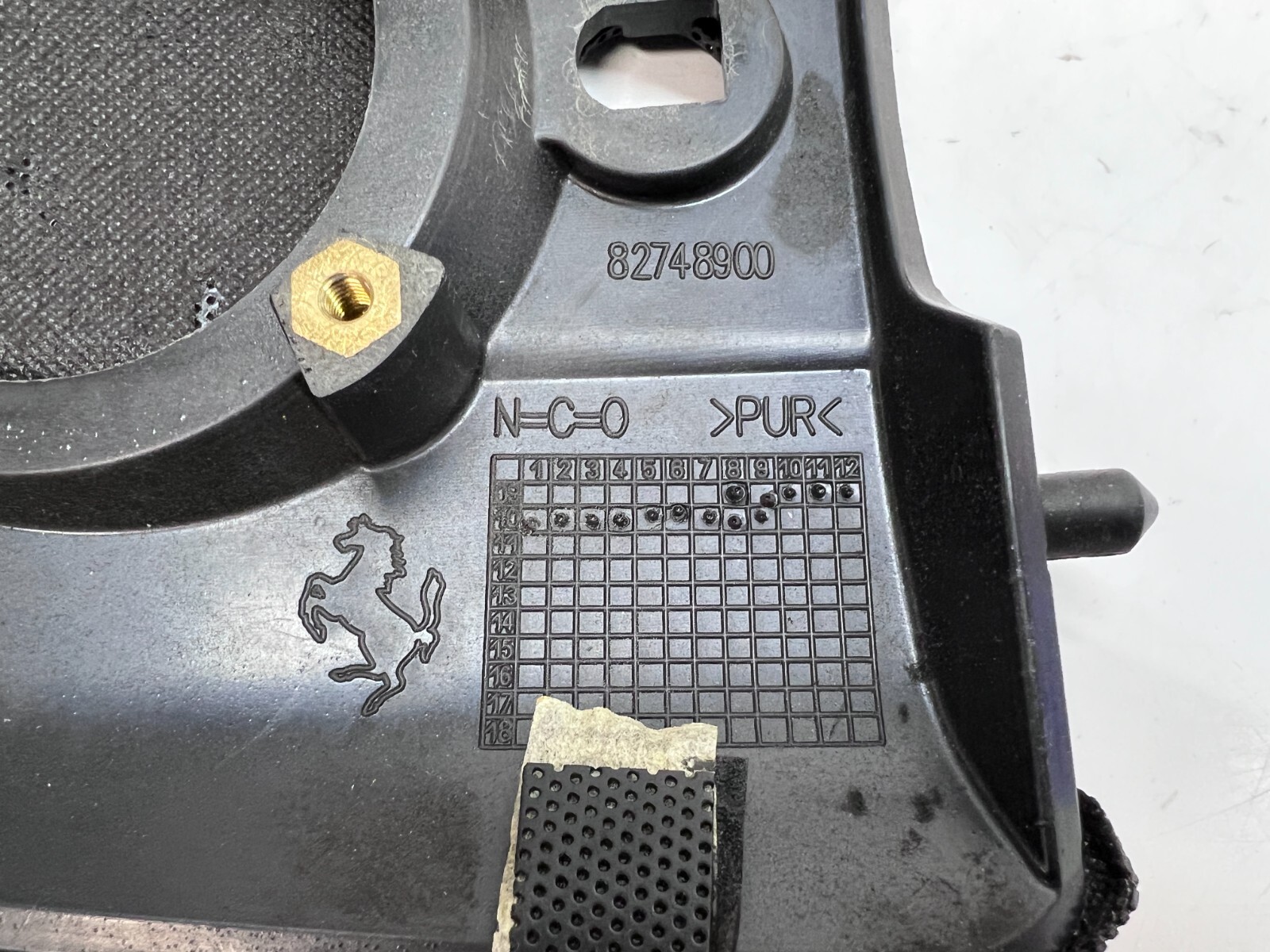 FERRARI 458 ITALIA SPIDER UPPER CENTER SUN SENSOR COVER PANEL OEM 82748900