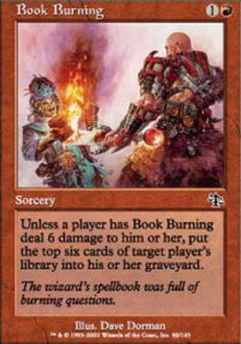 Book Burning ~ Lightly Played Judgment MTG Magic UltimateMTG Red Card