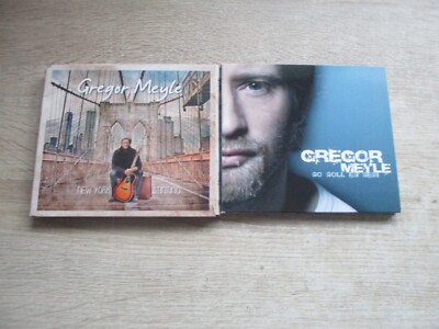 Gregor Meyle  2 CD Musik Sammlung New York + So Soll Es Sein