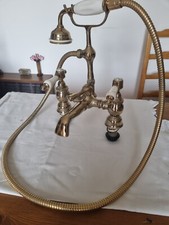 Heritage bath filler/ shower,  and matching sink taps
