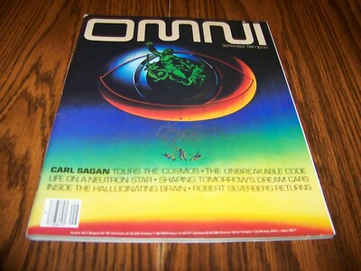 OMNI Science Fiction & Science 1980 Carl Sagan Cosmos /  Robert Silverberg