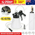 Air Brake Bleeder Clutch Vacuum Bleeding Extractor Fluid Fill Adapter Kit Set DF
