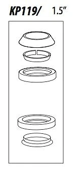 Cannondale Reducer Headset - SI/Headshok to 1.5" threadless - KP119/ - Image 2 of 2