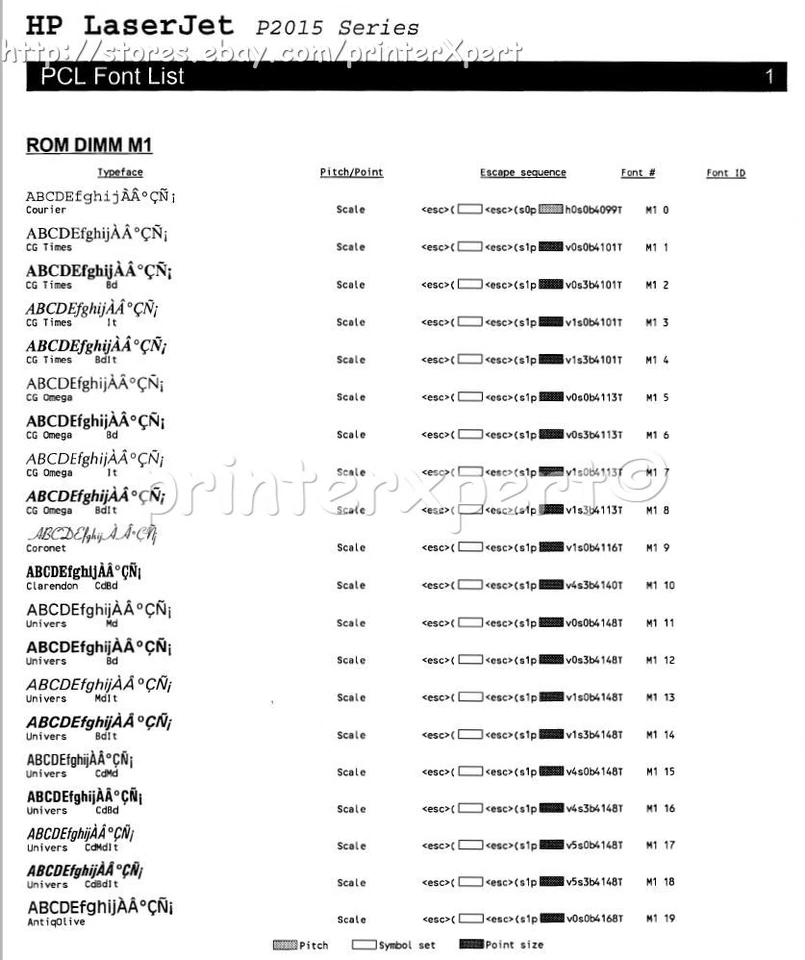 HP LaserJet P2015 P2015D P2015DN Font DIMM PCL5e 8MB 64MB CB456-60001 CB456AA - Image 3 of 4