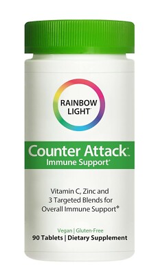 Rainbow Light, Counter Attack,  Immune Support 90 T Exp 10/2027