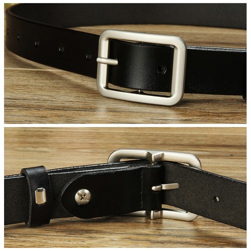 Kids Boys Faux Leather Single Prong Buckle Belt for Jeans School Uniform - Picture 7 of 13