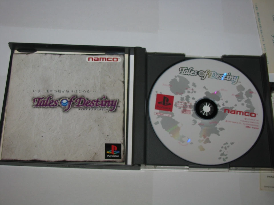 Tales of Destiny Playstation PS1 Japan import +spine reg chara cards US Seller - Image 4 of 4