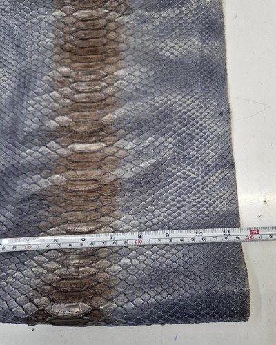 Genuine snake leather, long and wide real python leather of thick 0,7mm (2 oz) - Picture 9 of 13