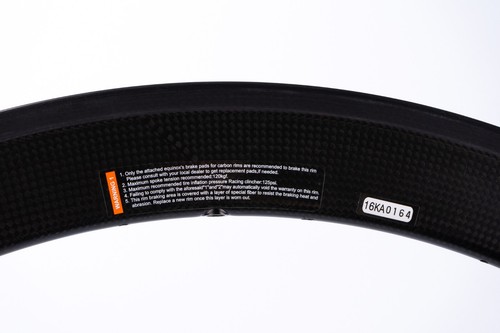 NEU AERO 50mm CARBON FELGE 700C 24 LÖCHER 24H RENNRAD FAHRRAD BREMSE 28" SCHL... - Bild 5 von 5