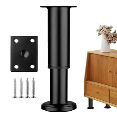 Teleskopisch verstellbarer Bettbalken-Stützfuß, Möbelbein, Sofabein, Bettunte