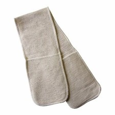 Traditional Professional Quality Plain Double Oven Glove, Baker/Chef, Extra Long
