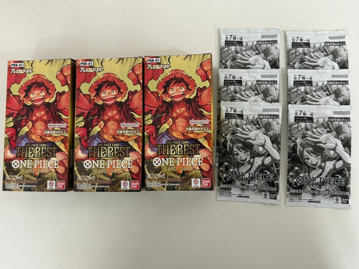 ONE PIECE Card Game Premium THE BEST PRB01 box promotion