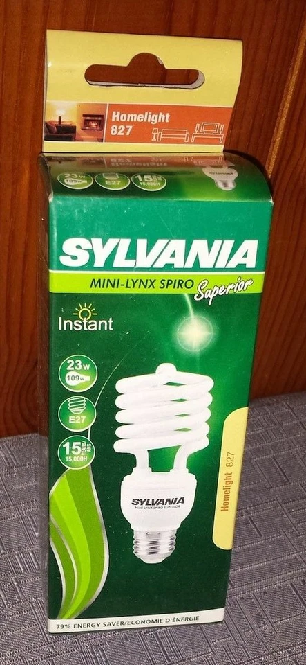 Bombilla SYLVANIA E27 23/109W Mini Linx Espiral Superior 15000 Cálida - Imagen 2 de 2