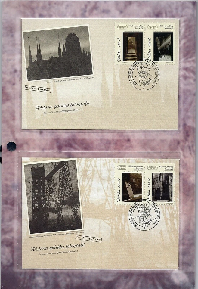 Poland 2010 - History of Polish Photography - MNH Sheet + FDC - Promotion Album - Image 3 of 3