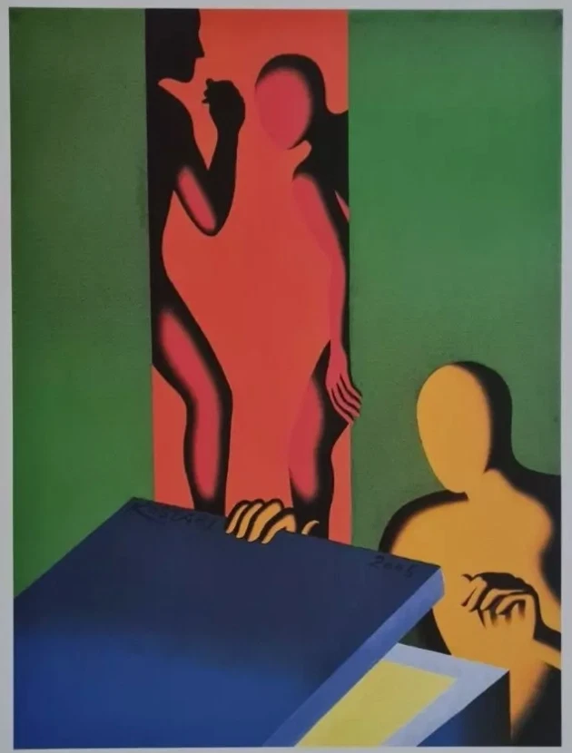 MARK KOSTABI * Untitled * 70 x 50 cm * lithograph * Kunstdruck * limited # xx/50 - Bild 2 von 4