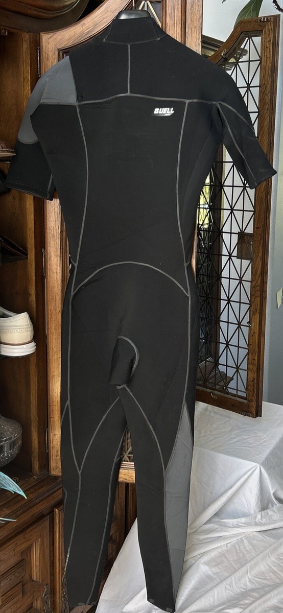 Buell Surf Men's Wetsuit RB2 3/2 MS Black Fullsuit | eBay