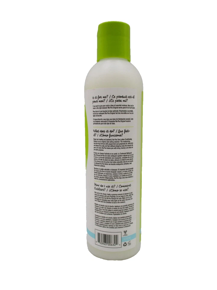 DevaCur No-Poo Original Zero Lather Conditioning Cleanser ~ 8 oz - Image 3 of 3