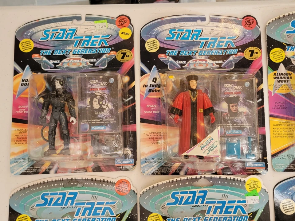 Lote 1993 Star Trek The Next Generation Figura de Acción Set Completo Sellado Sin usar, en caja Nuevo en paquete Foto 2 de 4