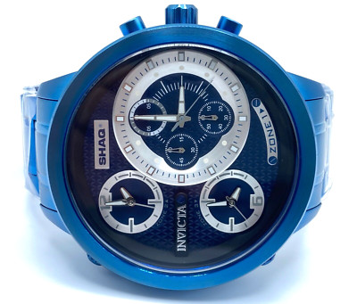 INVICTA WATCH SHAQ 34995 60mm VD55, PC21 Quartz 3 Year Warranty