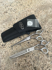 Professional Hair Cutting Scissors Set Via by Sensei 6 inch