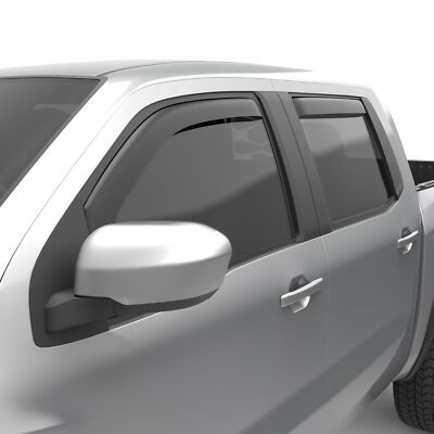 EGR 576045 In-Channel Window Visors 4Pc Matte Black Crew Cab For 22-26 Frontier