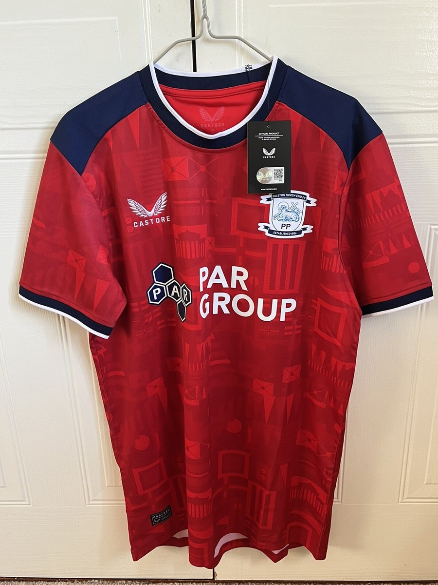 Castore Preston North End Football Shirt Size Small Away 2023-24