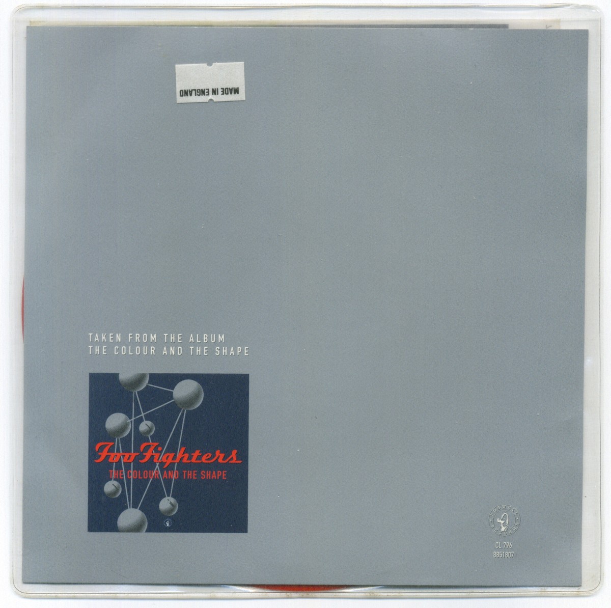 英7” Foo Fighters My Hero / Dear Lover CL796 ROSWEL /00080 7