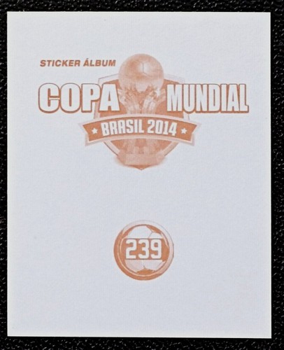 2014 Brazil World Cup FIFA #239 RAPHAEL VARANE France Soccer Team Sticker Promo - Picture 2 of 2