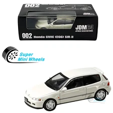 Hobby Japan - JDM64 - Honda Civic EG6 SIR-II White - HJDM002-5