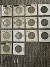 Lot of 14- Walking Liberty 90% Silver Half Dollars - 1918 Thru 1940.  Lot 1