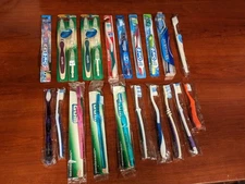 (20) NOS variety toothbrush Oral-B Gum Colgate Crest Quantum Mentadent