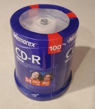 New Sealed Memorex CD-R 52x 700MB 80-Minute 100 Pk Pack