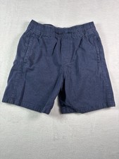 ABERCROMBIE Shorts Boys Size 11 12 Navy Blue Pull On Pockets Adjustable Waist