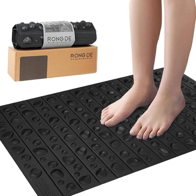 #ad Portable Feet Acupressure Mat Foldable Foot Massager Mat Pressure Point Massag $56.99