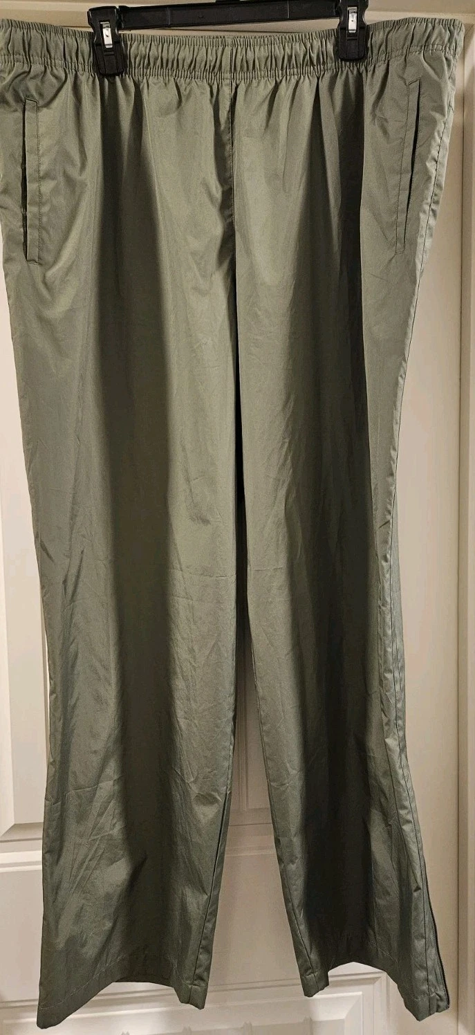 IZOD XFG Track Pants Mens XXL Light Green Swishy Golf Windbreaker Performance