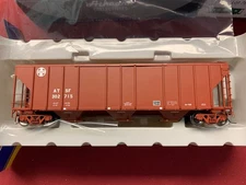 EXACTRAIL PLATINUM SERIES ATSF HELVETICA PS-2CD 4427 COVERED HOPPER  #302715 MIB