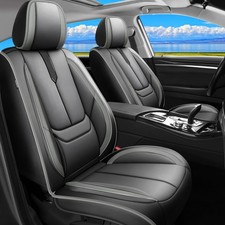 Seat Covers For Toyota Fj Cruiser Waterproof Leather 2 Front Black Grey