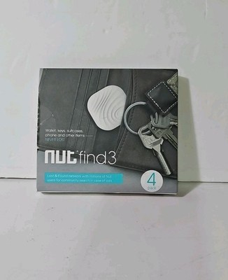 NutFind 3 Bluetooth Smart Tracker. Keys, Phone, Wallet, More. 3 Pack.