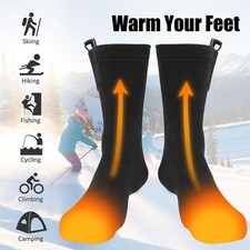 USB Electric Heated Shoe Insoles Warm Socks Feet Heater Foot Winter Warmer Pads