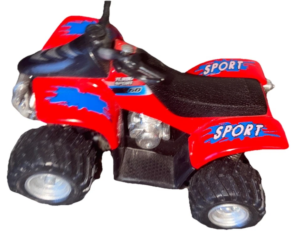 Kintoy Smart ATV Red Kinsmart 3506D Diecast Model Toy Pull Back Action *flaw - Image 3 of 4