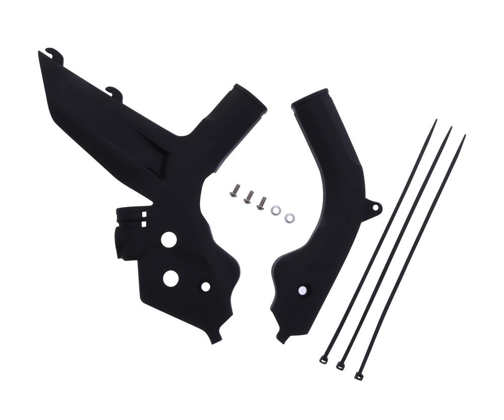 POLISPORT Rahmenschutz-Set Adjusts KTM SX Sx-F ab19 EXC Exc-F Xc-W ab20 Black