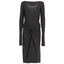 Vintage 2000s Women Cotton Dress Col. Grey size 44-IT X3178