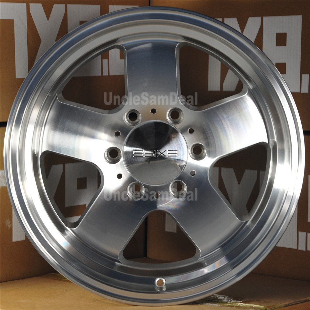 17x8.5 6x139.7 6x5.5 9SIX9 FIVE-3 -10 OFFSET MACHINE SILVER 5