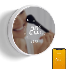Beok Wifi Thermostat for Gas Boiler Smart Wireless Room Thermostats Wall Digital
