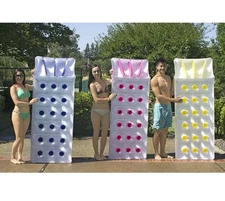 Poolmaster French Pocket Mattress Summer Pool Float (Colors May Vary) w/ Pillow