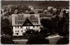 Oberbärenburg East Germany Osterzgebirge Scenic View Forest RPPC Postcard
