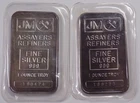 Johnson Matthey JM Blank Back 1 troy oz .999 fine silver bar sealed