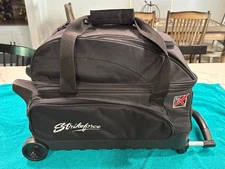 Used KR Strikeforce Eliminator Black 2 Ball Roller Bowling Bag